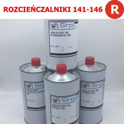 Rozcieńczalniki do farb rozpuszczalnikowych – 141-146